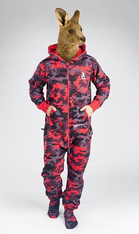 Dupačky camo red